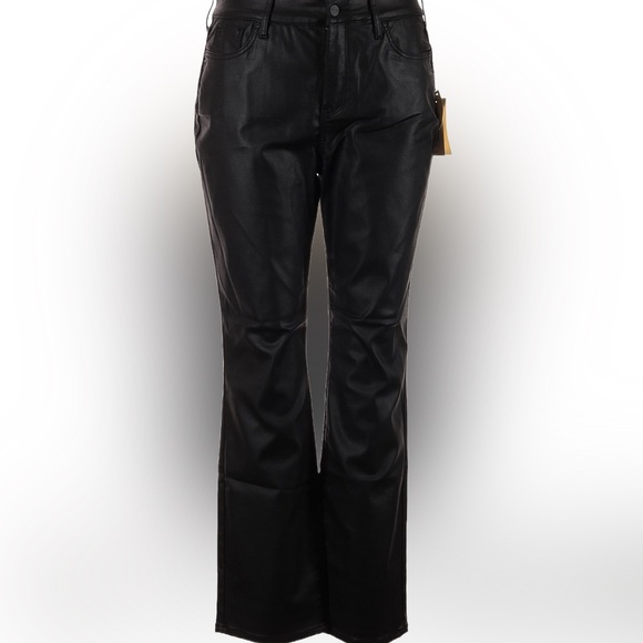NWT 🖤💙 NYDJ Marilyn Straight Leg Coated Stretch Jeans Choose Black or Blue 16